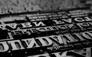 typesetting with movable type